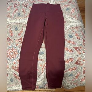 Lululemon Wunder Train Contour Fit High Rise Tight 25”